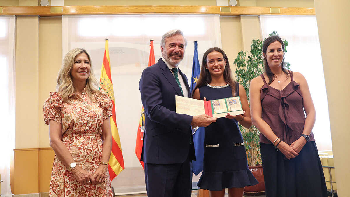 Inés Bergua to Receive Aragón Medal for Sporting Merit: "Greatest Honor I Can Receive"