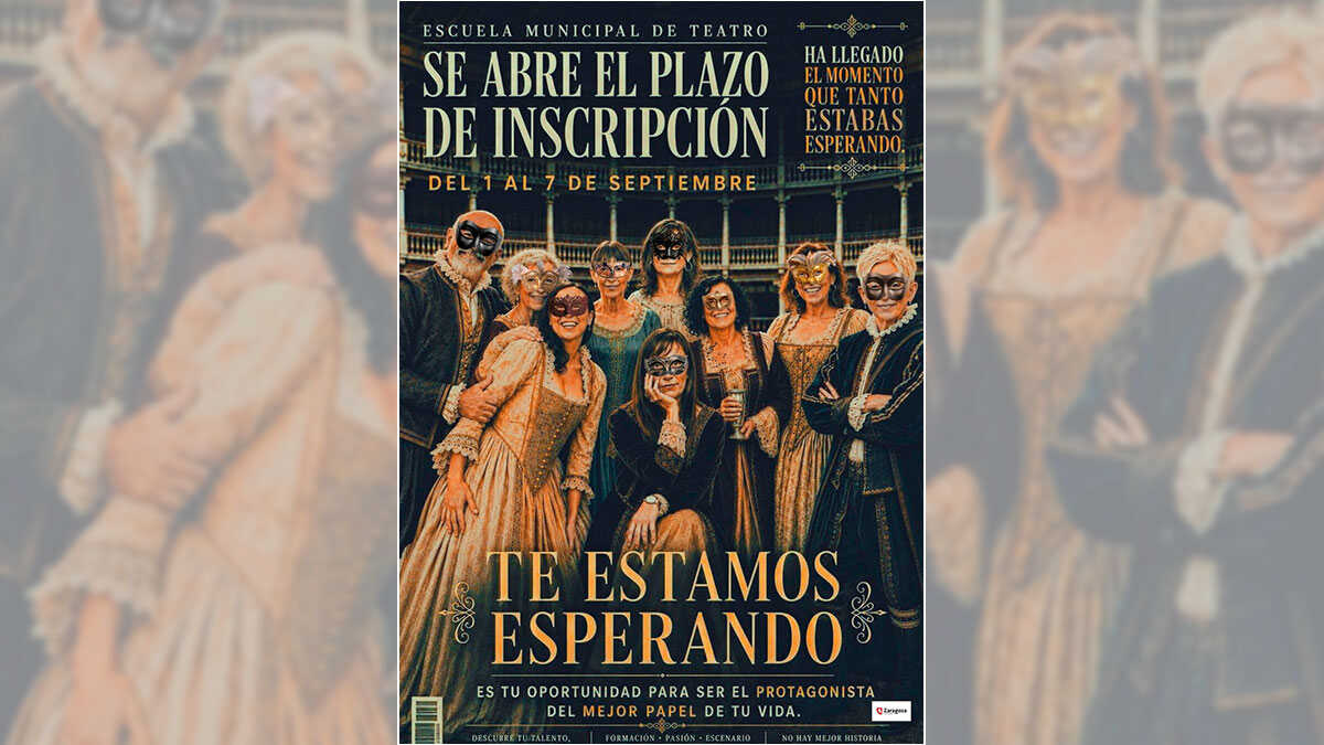 Zaragoza Municipal Theatre School Keeps Enrollment Open for the New Academic Year
