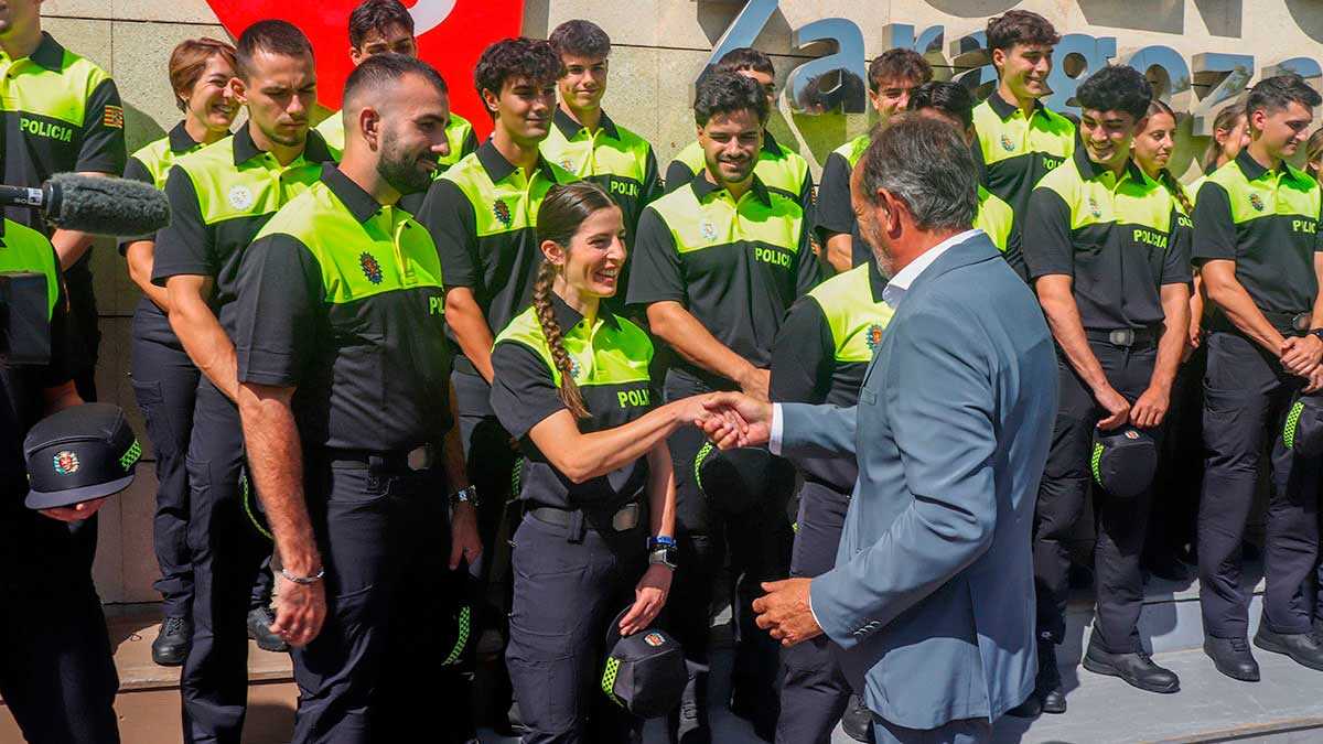 Zaragoza Local Police welcomes new class of 47 recruits, including a record number of women