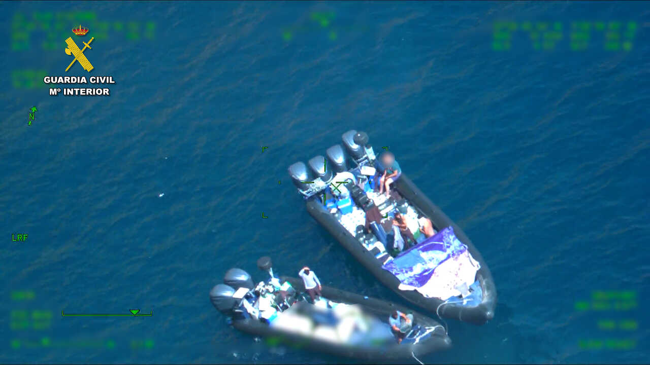 Four people arrested for transporting migrants by boat to Murcia