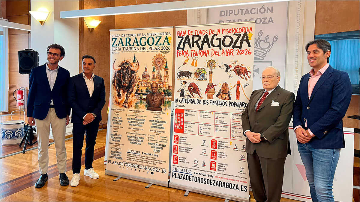 Morante to perform twice in Zaragoza: full bullfighting program for the 2026 Fiestas del Pilar