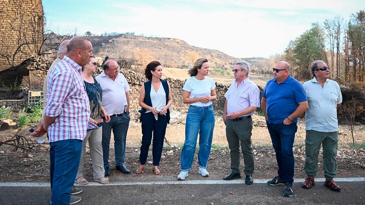 Asín mayor, more than a month after the Cinco Villas fire: “No one has held a meeting”