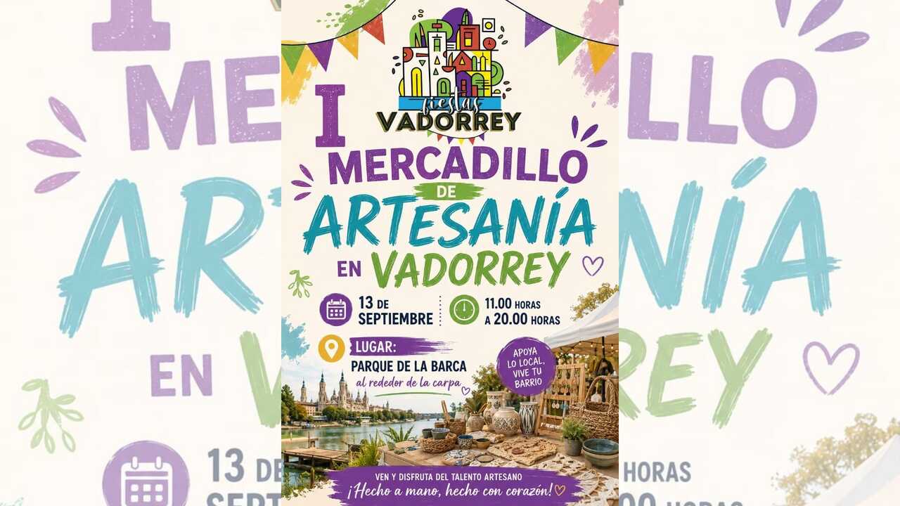 A New Craft Market Opens in This Zaragoza Neighborhood: When and Where to Visit