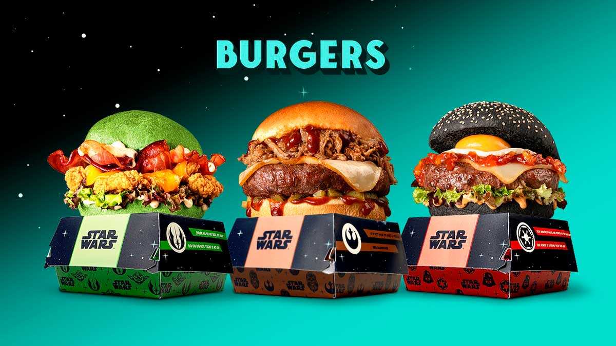 Star Wars arrives in Zaragoza’s delivery scene with limited-edition burgers inspired by Darth Vader and Yoda