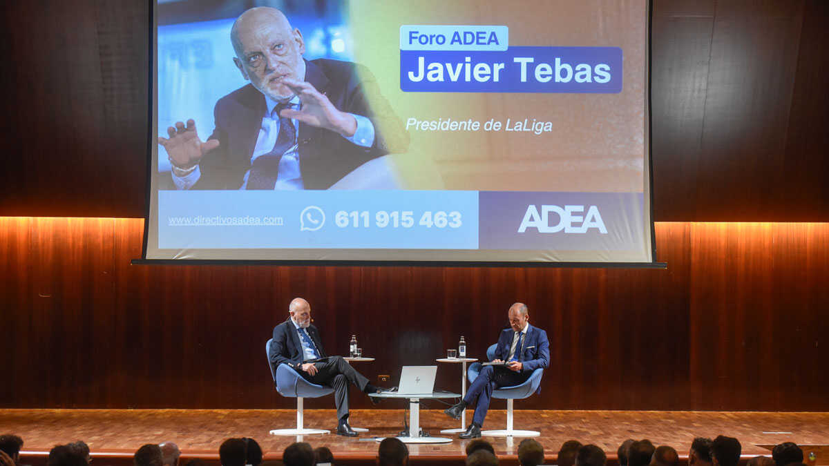 Javier Tebas Defends Financial Fair Play as LaLiga’s “Differentiating Factor” at ADEA Forum