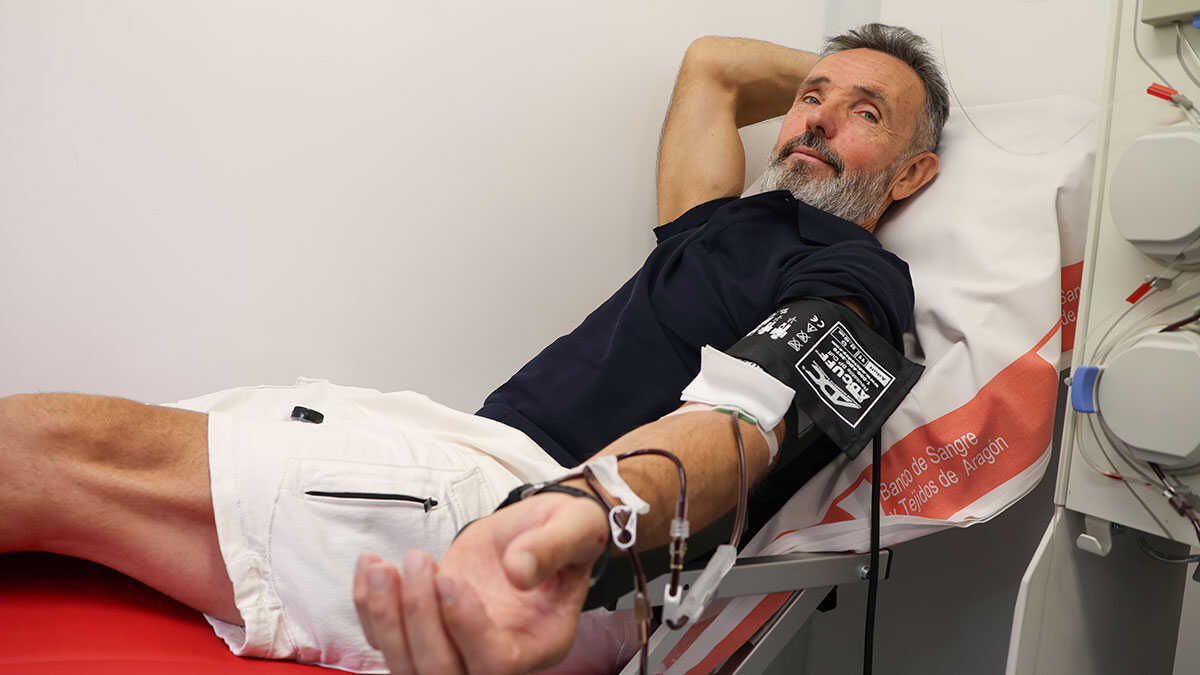 Juan García, plasma donor: “Without donors, it would be a major healthcare problem”