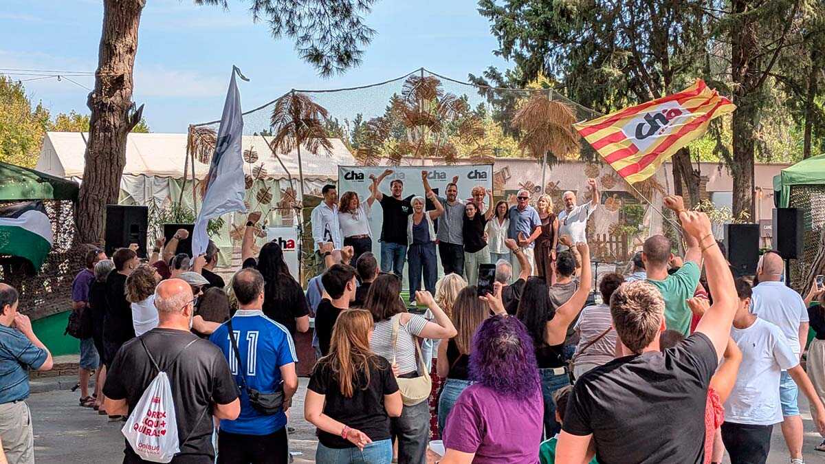 CHA Holds Militancy Festival in Zaragoza as 2027 Elections Loom