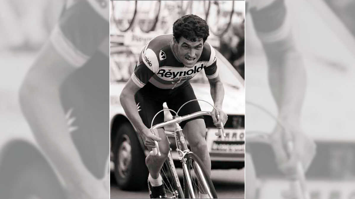 Farewell to Ángel Arroyo, the cyclist who reached the Tour podium and shone in Aragón