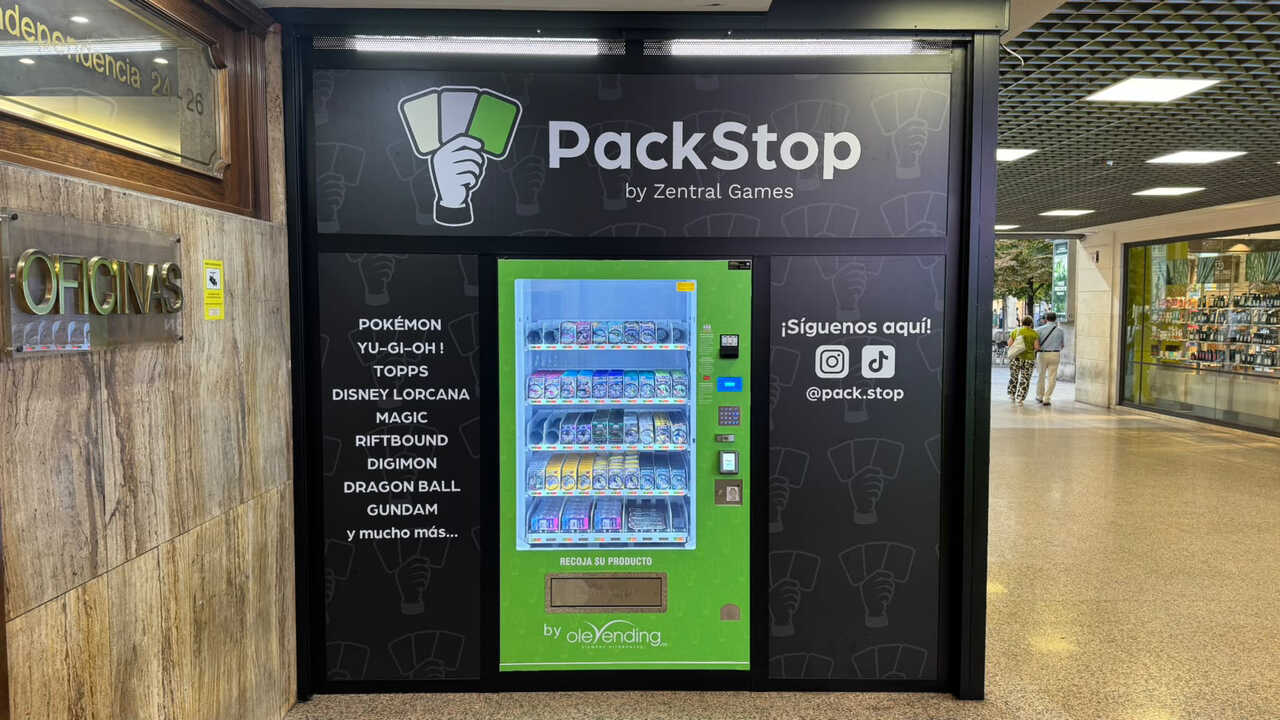 Pokémon, Dragon Ball and Magic Cards Around the Clock: The Innovative Machine Set to Revolutionize Zaragoza City Center