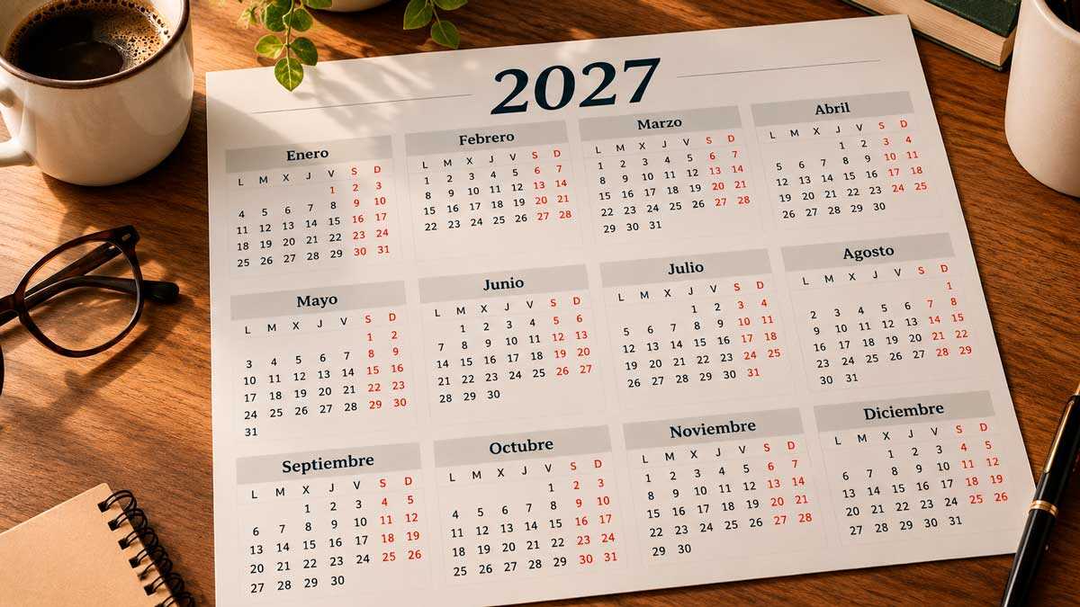 BOE confirms Spain's 2027 public holidays and long weekends in Aragon