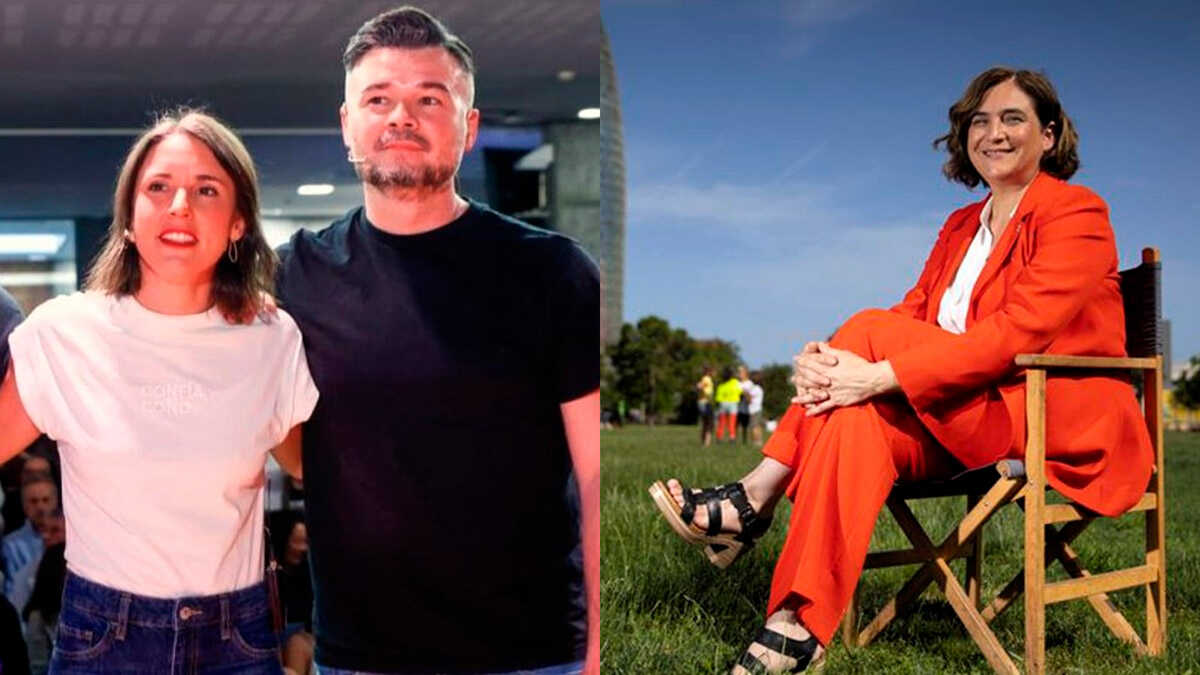 Rufián and Ada Colau’s moves keep Aragon’s left on alert
