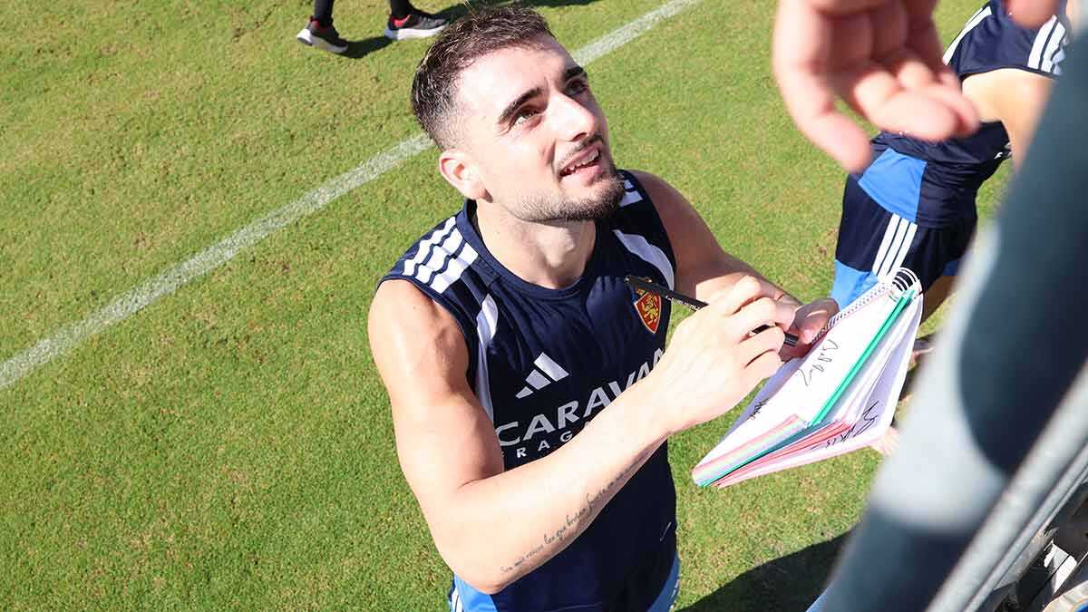 Marcos Cuenca: "We are Real Zaragoza and wherever we go, we have to win"