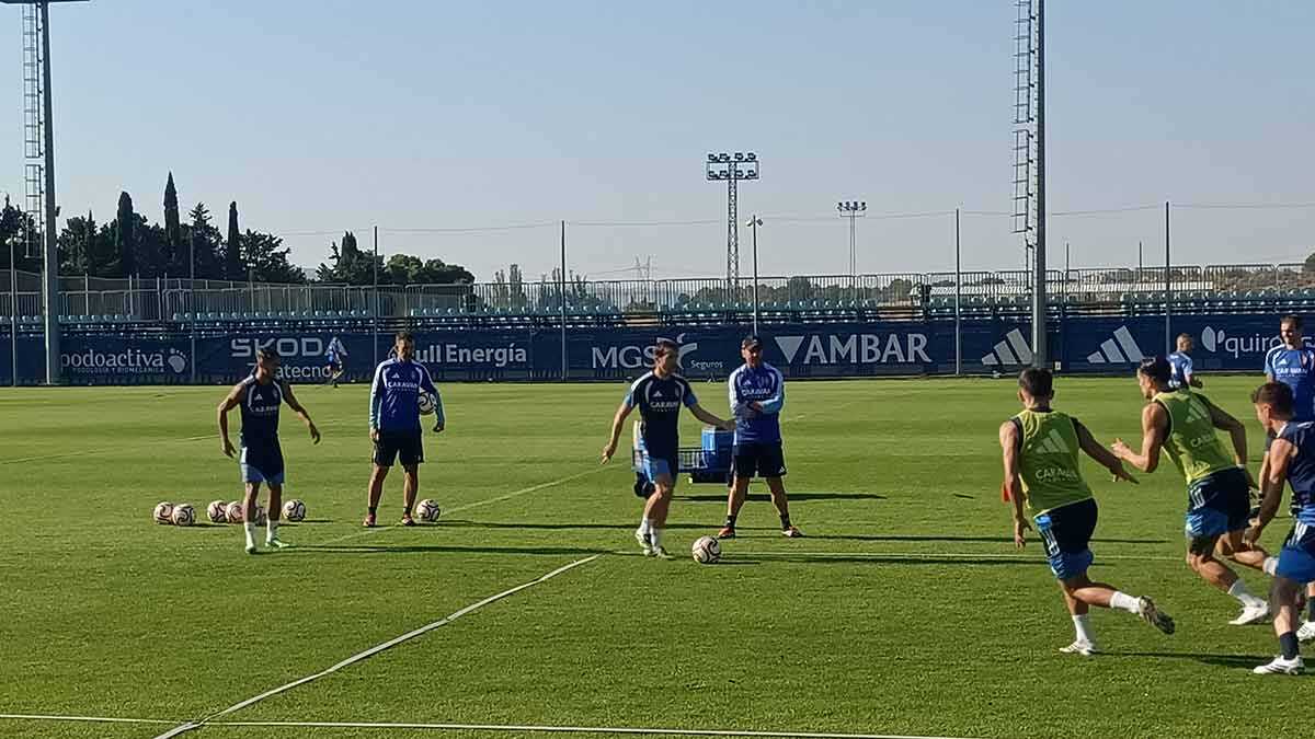 Real Zaragoza return to training with Vadillo as the only absentee