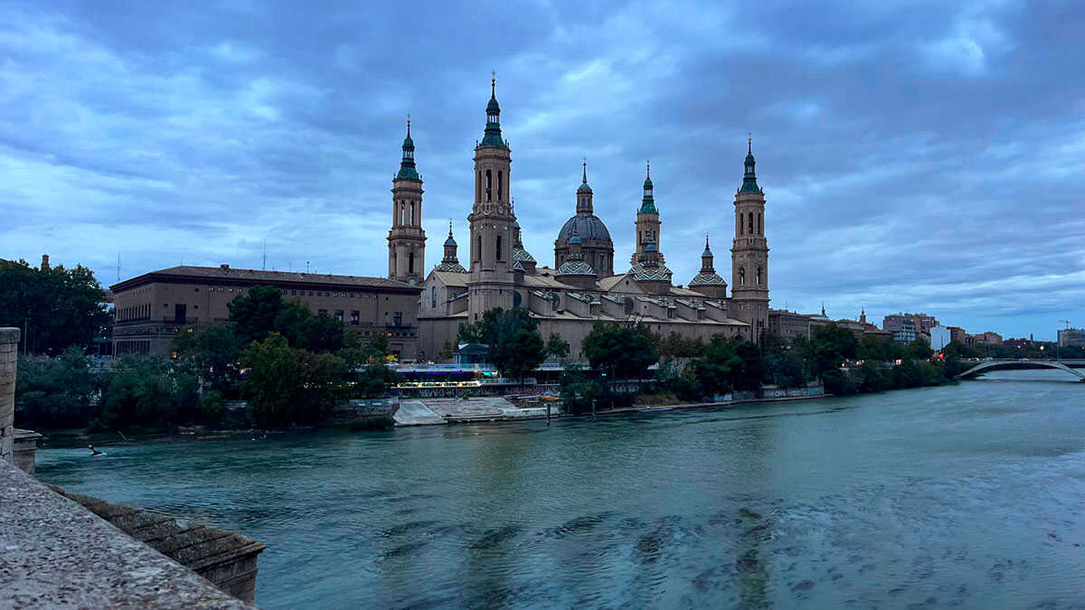 El Pilar celebrations end with rain, strong winds and a sharp temperature drop in Aragon