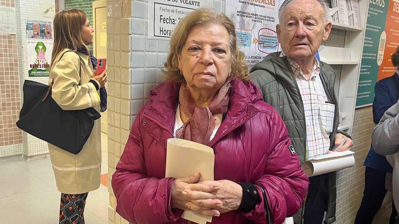 María Pilar, 85, has no doubts: “I get a flu shot every year and it has never caused me any problems”