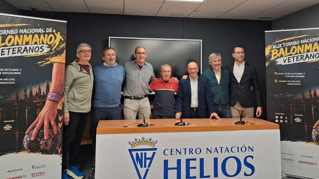 Zaragoza to Host Handball Legends at the 49th Veterans Tournament: “CN Helios Is the Ideal Venue”