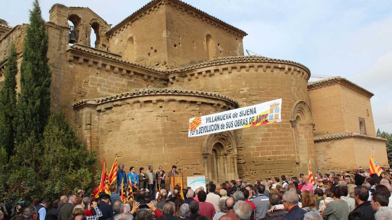 10 Years Ago in Aragón: Los Monegros Already Demanded Sijena’s Artworks Back from Catalonia