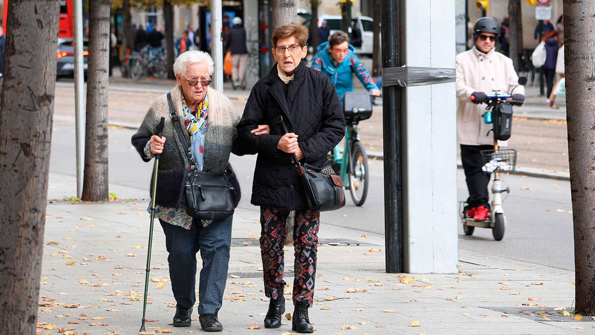 Aragón reaches an average age of 45: pensions account for 22% of gross income