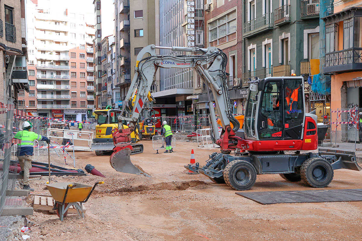 Zaragoza’s Coso redevelopment enters its most intensive phase with excavation and backfilling for the new road