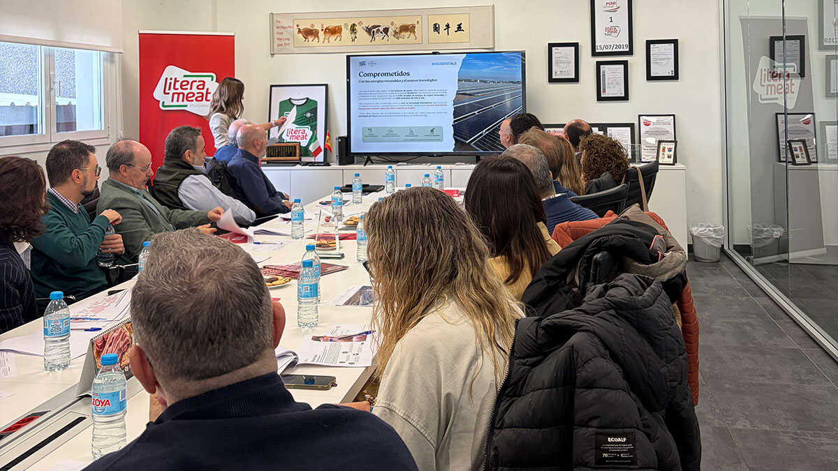 Litera Meat shares its figures with the Huesca Chamber: presence in more than 60 countries and nearly 2,000 employees