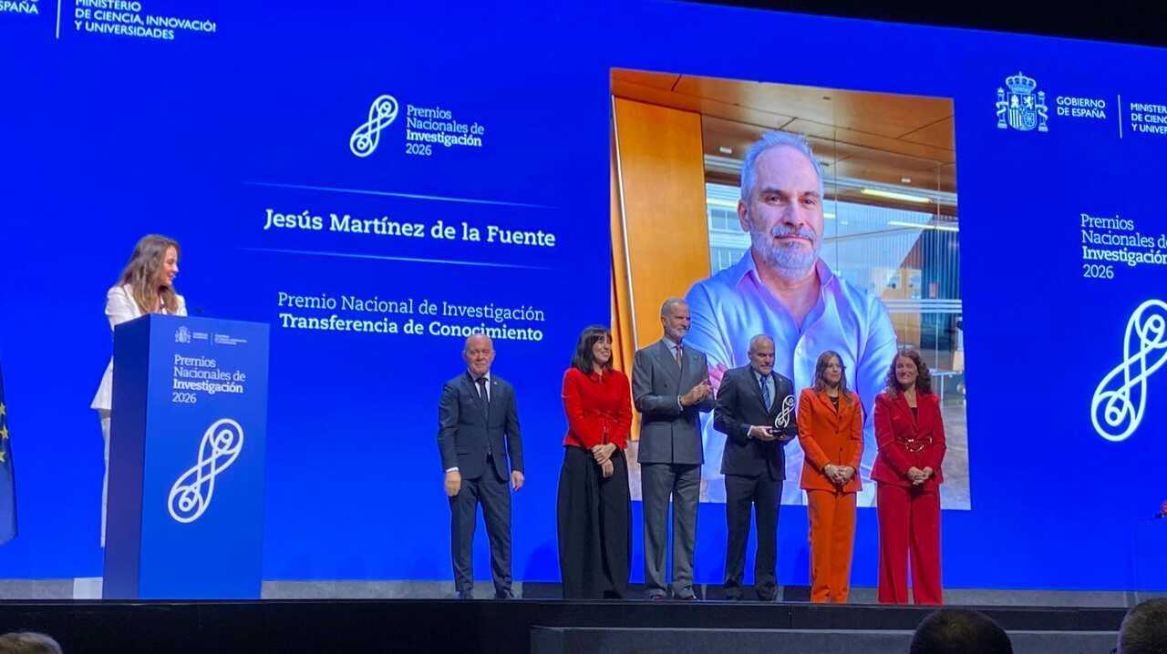 INMA researcher Jesús Martínez de la Fuente receives Juan de la Cierva National Research Award