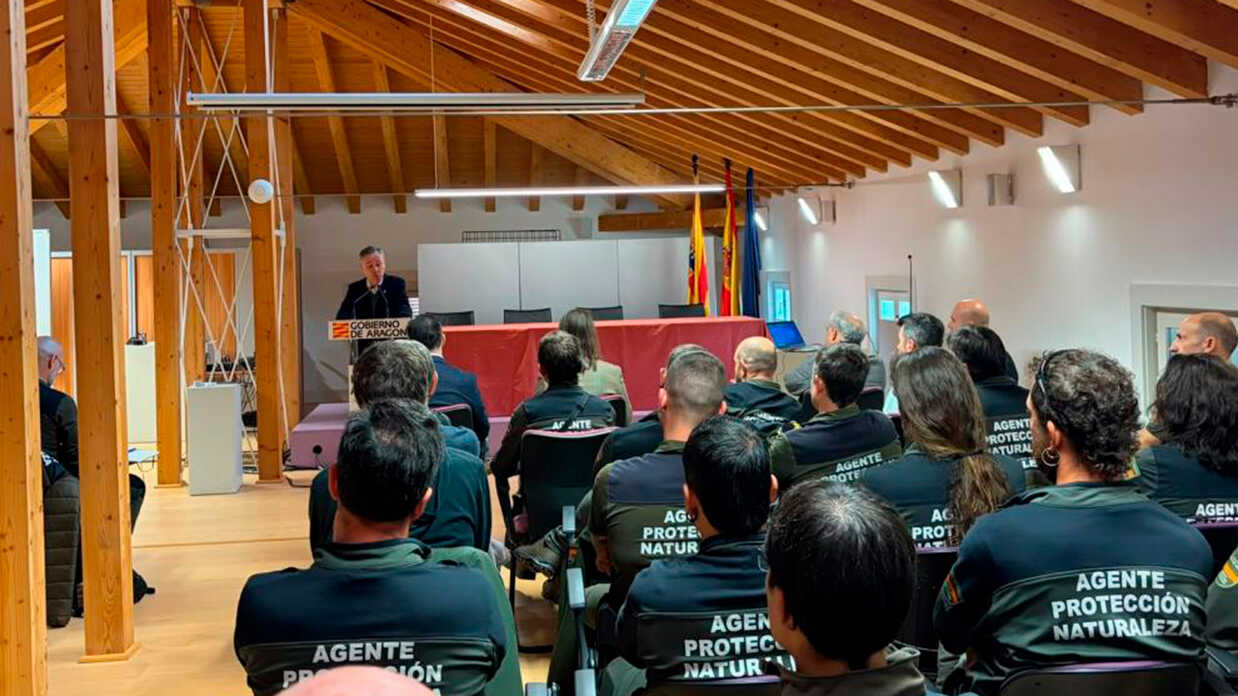 Aragón highlights the role of APN agents in preventing and fighting wildfires