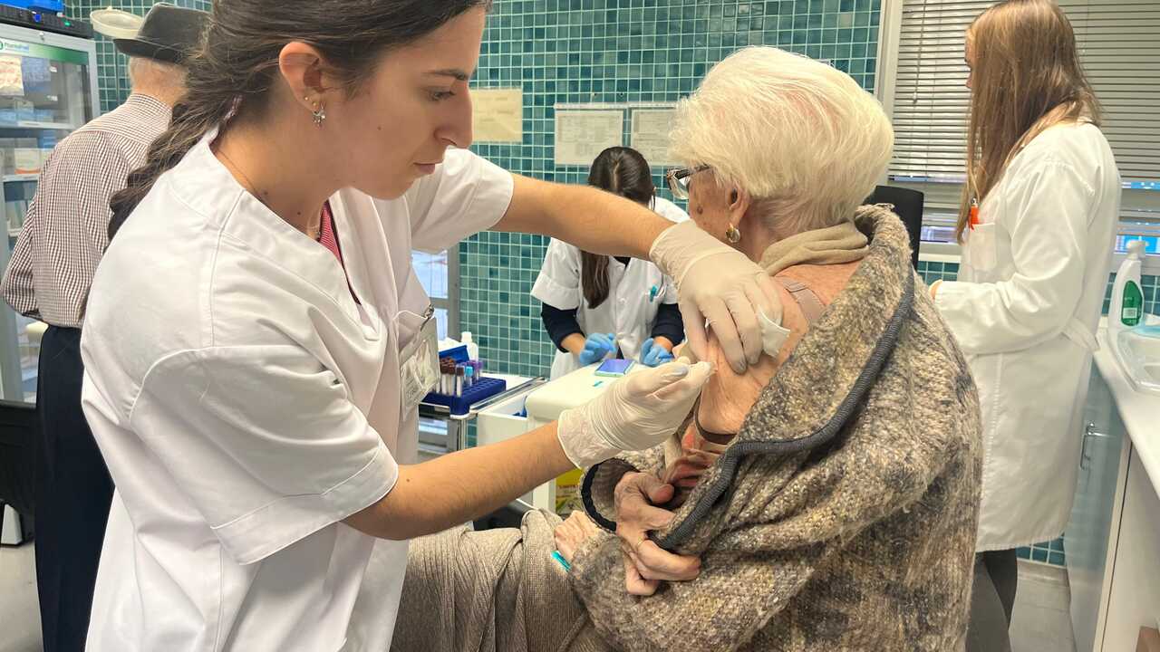 Half of people over 80 have already been vaccinated against flu in Aragon