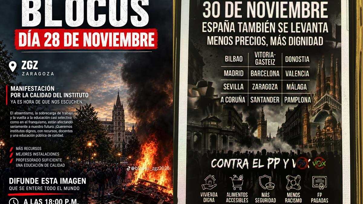 Chueca warns of possible Blocus unrest in Zaragoza: "Fear is growing in the streets"