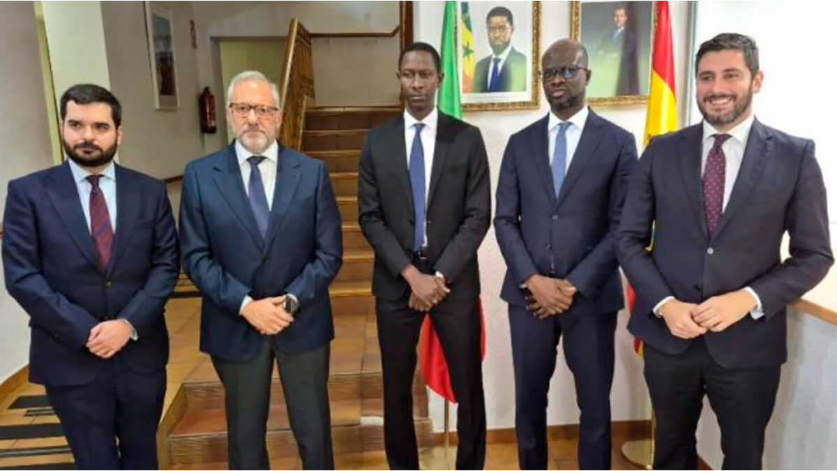 Nolasco discusses the management of minors with Senegal’s ambassador to Spain